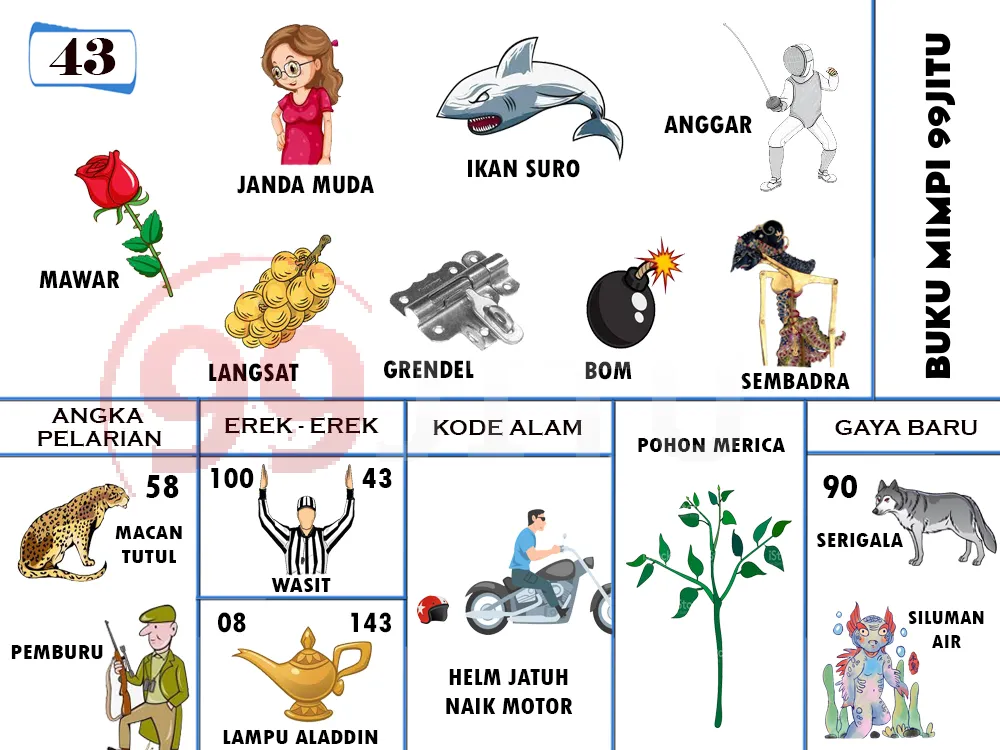 buku mimpi erek erek togel 43